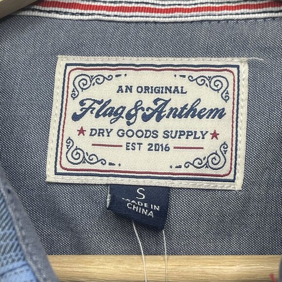Flag & Anthem Mens Vail Vintage Washed Shirt S - Picture 2 of 5